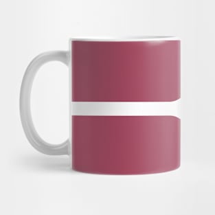 Large Red Tiles Mug